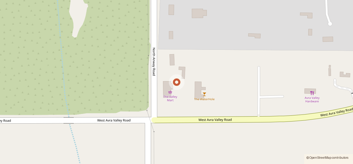 Mapa que muestra la ubicación de Casa Rodriguez Restaurant & Super Market, 16560 W. Avra Valley Road