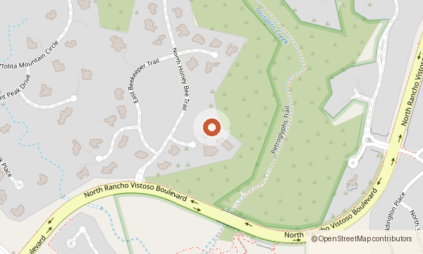 Mapa de 243 E. Allthorn Place