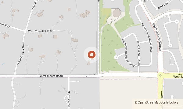 Mapa de 12801 N. Kingair Drive