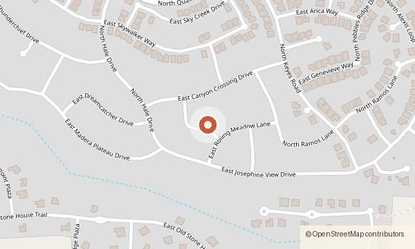 Mapa de 2447 E. Lost Ranch Trail