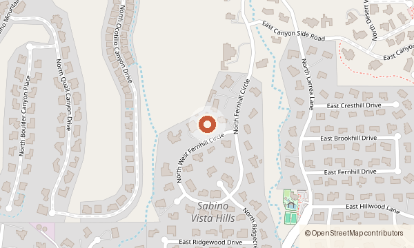 Mapa que muestra 4141 N. West Fernhill Circle