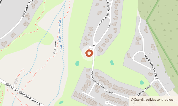 Mapa de 14345 N. Sunset Gallery Drive
