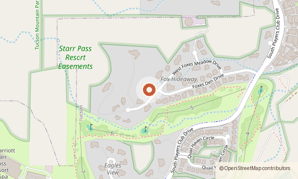 Mapa que muestra 3552 W. Foxes Meadow Drive