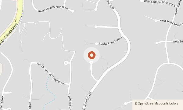 Mapa que muestra 990 W. Silver Spring Place
