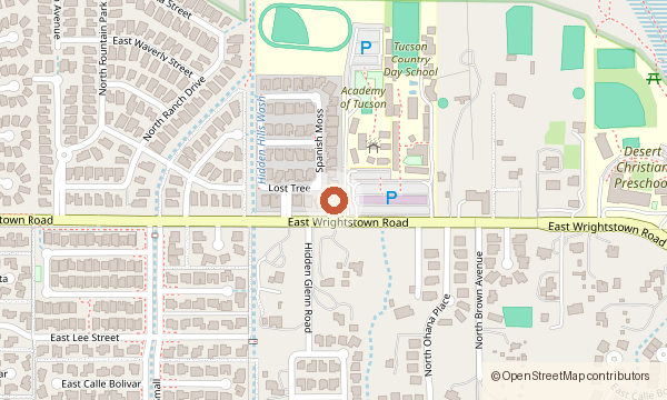 Mapa que muestra 1724 N. Spanish Moss Ave.