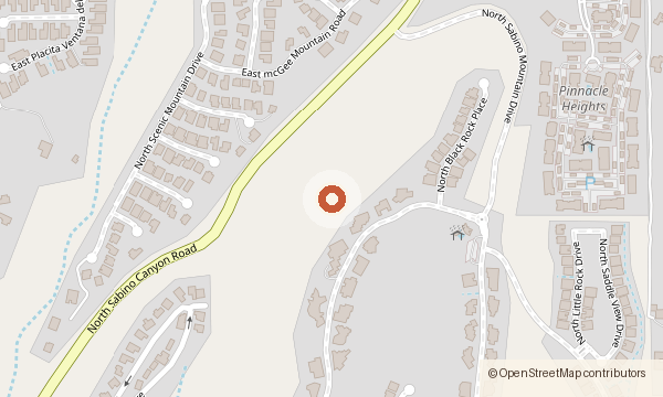 Mapa que muestra 4545 N. Black Rock Drive
