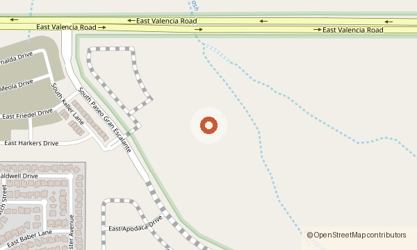 Mapa de 9976 E. Lebaron Drive
