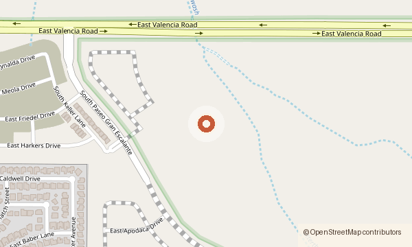 Mapa de 9980 E. Lebaron Drive