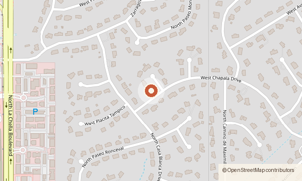 Mapa de 7601 N. Sultan Place