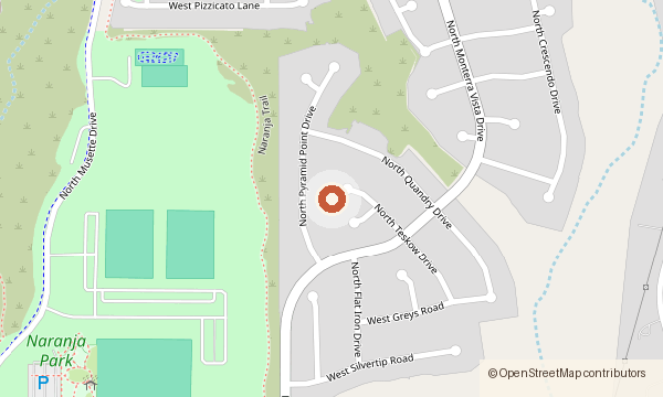 Mapa de 1821 W. Desert Highlands Drive