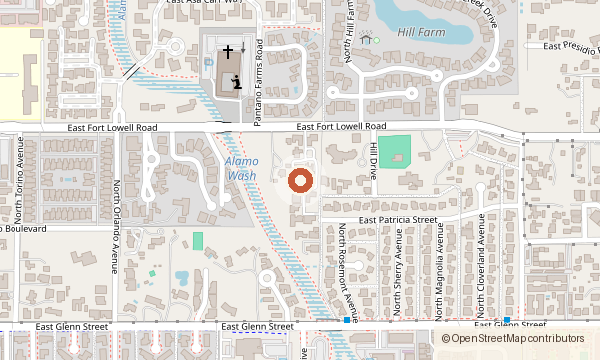 Mapa de 2901 E. Adams St.