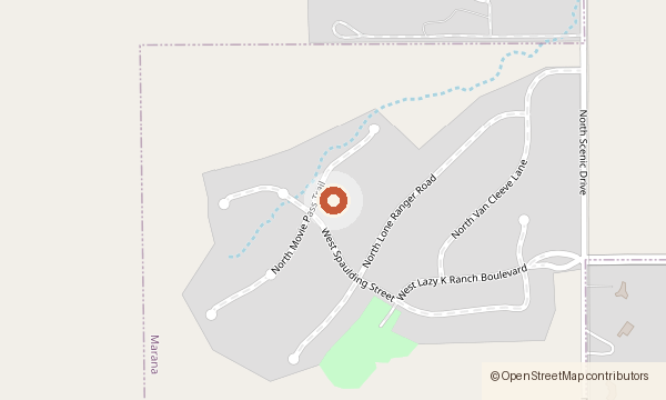 Mapa de 8462 N. Movie Pass Trail