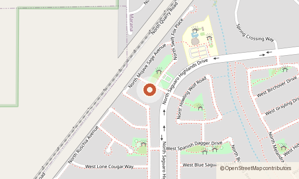 Mapa de 7557 W. Janusia Lane