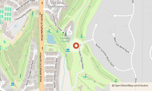 Mapa que muestra 10785 N. Rocky Slope Place