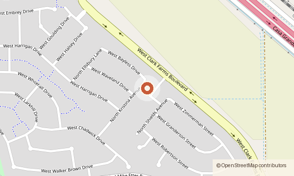 Mapa que muestra 12612 N. Krista Ave.